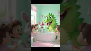 Brushing Teeth With Mr. Crocodile Healthy Habits For Kids