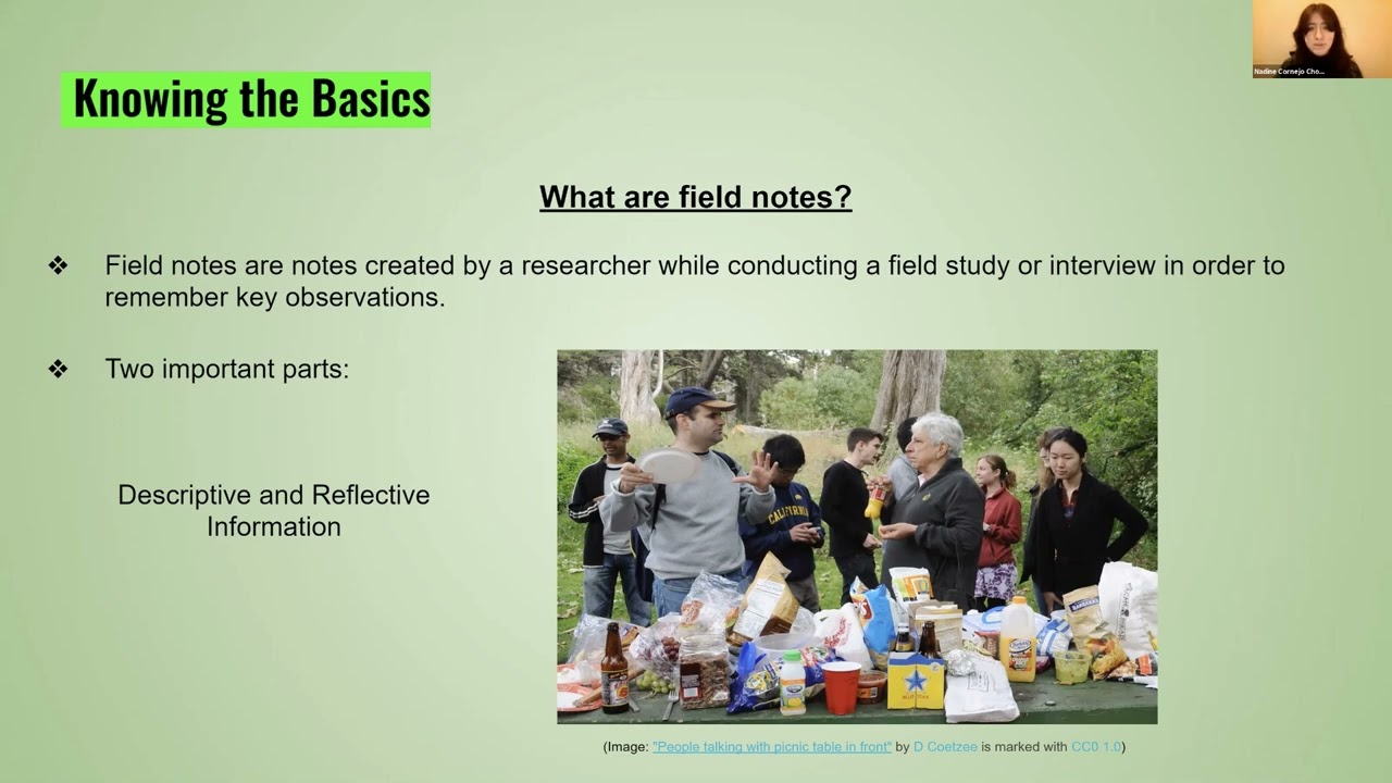 1. Taking Field Notes What to Write Down YouTube
