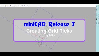 miniCAD Release7 Grid Ticks screenshot 5