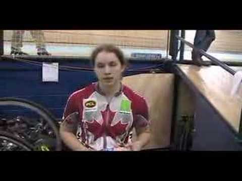 2008 LA Track World Cup - Monique Sullivan Keirin Interview