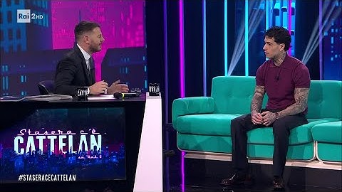 Tony Effe: "La mia vita con Giulia De Lellis" - Stasera c'è Cattelan su Rai2 del 04/03/2025