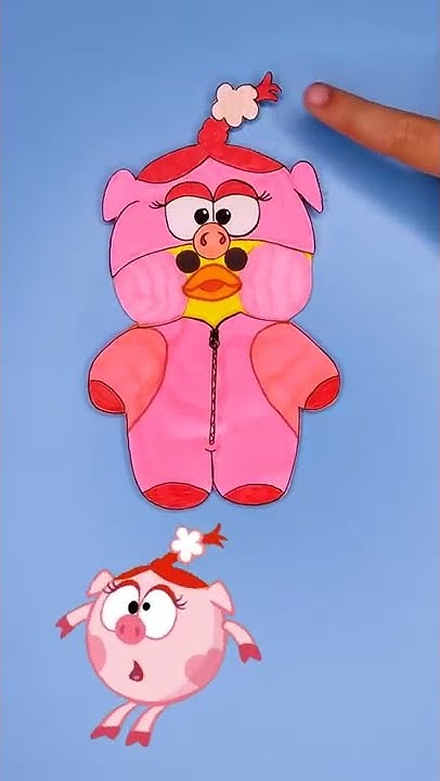 🌈 Костюм НЮШИ 🐷 из СМЕШАРИКОВ для УТОЧКИ ЛаЛаФанФан 😍 #Shorts - YouTube
