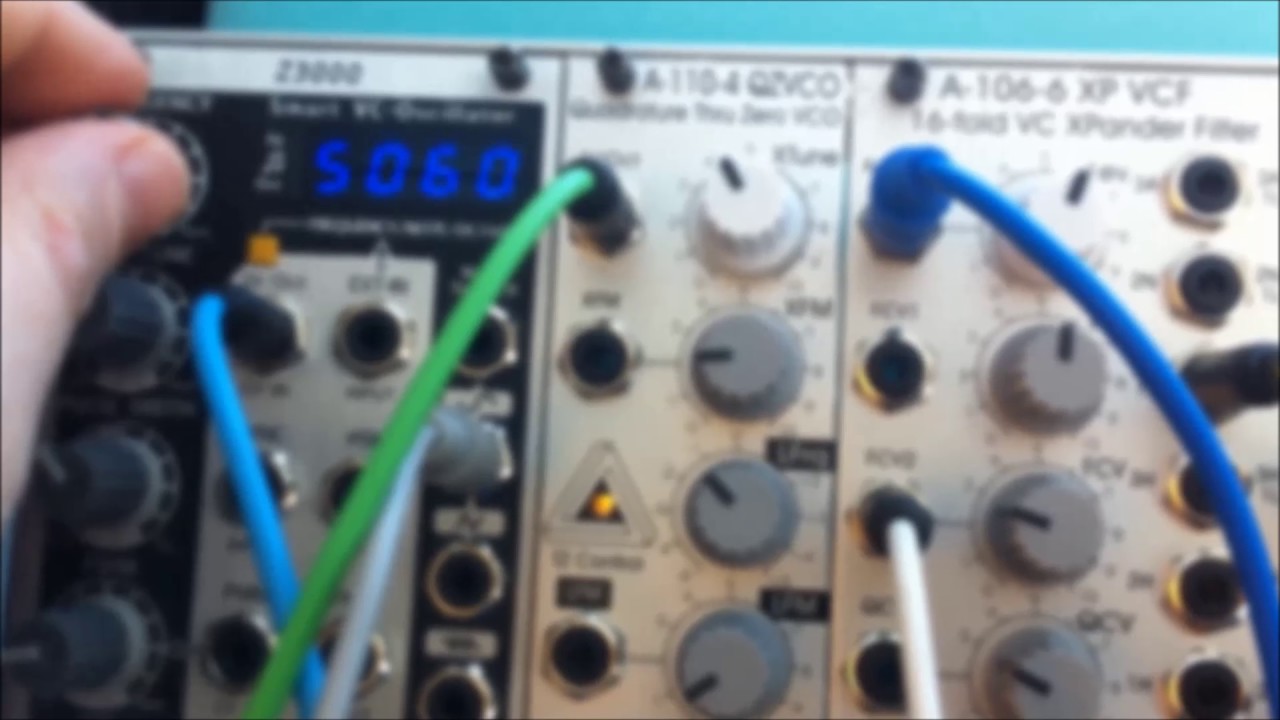 Tip top z3000, Doepfer QVCO, Mutable instruments rings... YouTube
