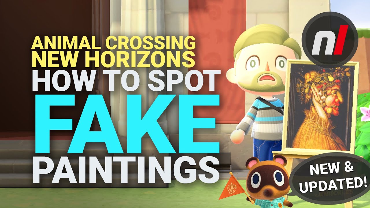 Animal Crossing: New Horizons: Art - How To Spot Redd's Fake Painting And  Statues (UPDATED) - YouTube