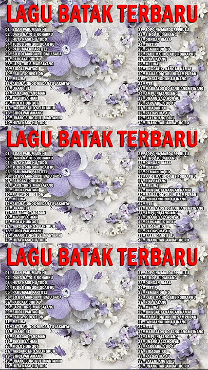 Lagu terpopuler terpopuler saat ini - Lagu Batak Terbaik 2023-Lagu Batak Terbaru 2023 -ARGHADO TRIO
