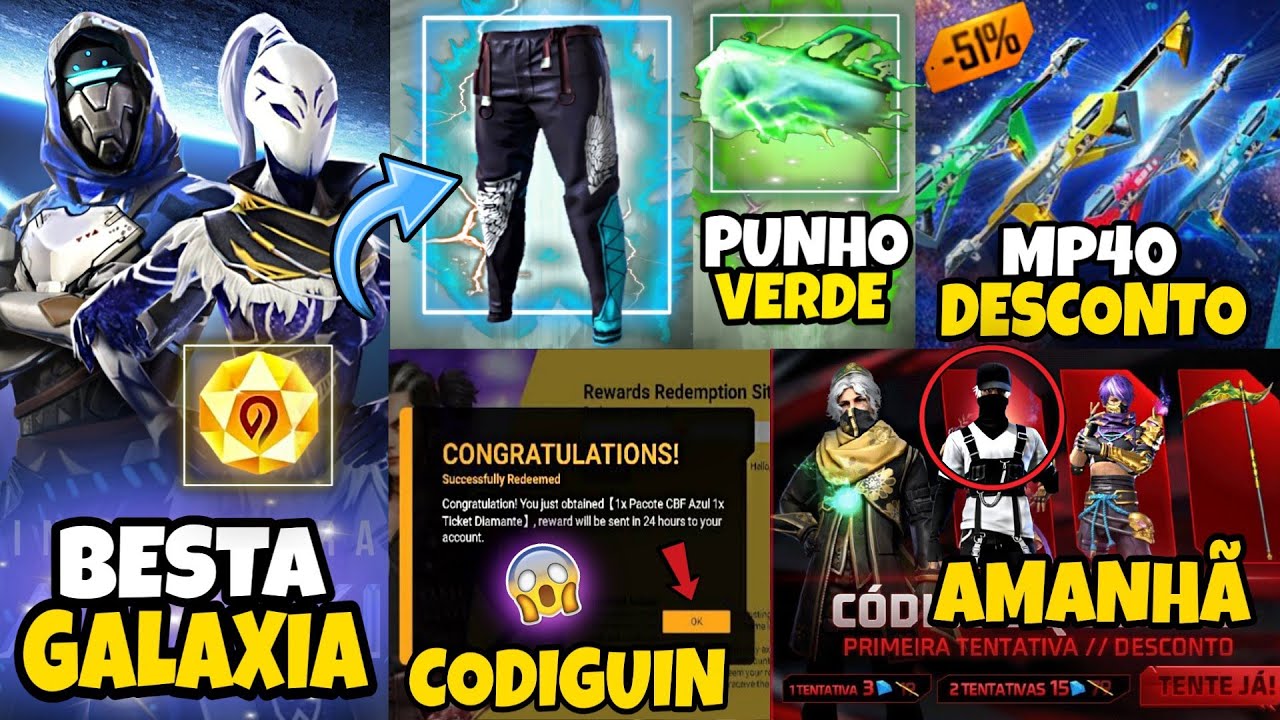 Reward ff garena com calça angelical: Pegue seu codeguim ff válido