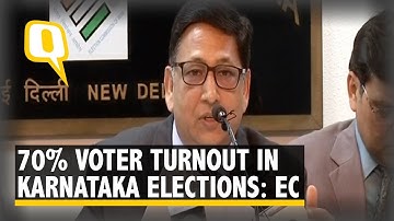 70 Percent Voter Turnout in Karnataka Assembly Polls: EC | The Quint