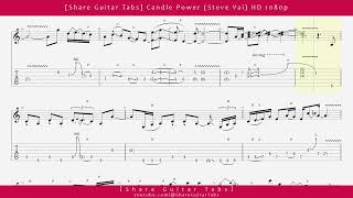 [Share Guitar Tabs] Candle Power (Steve Vai) HD 1080p