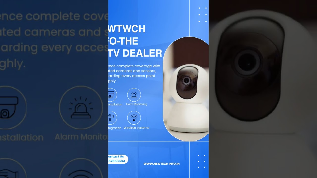 Newtech Info, a CCTV dealer, offers CP Plus IP Dome wifi Cameras with advance features 😃