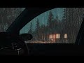 Fall Asleep Fast 🚗 Heavy Rain on Car Roof Sounds for Cozy Relaxing Night Ambience