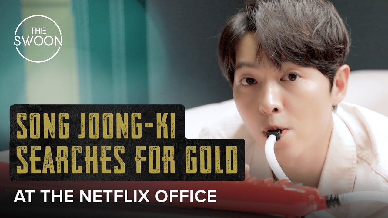 Song Joong ki searches for gold at the Netflix office ENG SUB