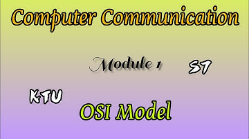 Computer Communication | S7 | KTU | Electronics | ECE | BTech | EC407 | MODULE 1 | Network Model 🔥