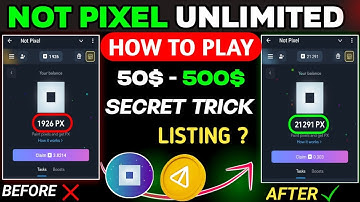 Not Pixel 0 Point Issue & Points not Adding in Balance | How to Play Not Pixel Telegram Mini Game