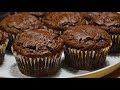 Шоколадные Кексы с Начинкой (Вишня, Банан, Джем) Chocolate cupcakes