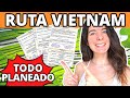 Itinerario de 15 das por vietnam todo organizado  ruta de viaje