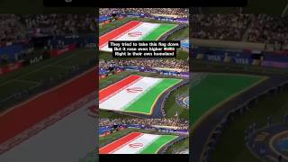 Iran Flag Rises High in Their Own Homeland 🇮🇷🔥 #shorts #trending #iran #fifa