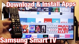 I show you how to download and install apps on a samsung smart tv.
hope this helps. un model 4k uhd 7 series ultra hd tv with hdr alexa
com...