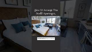 How Id Arrange This Studio Apartment Layout