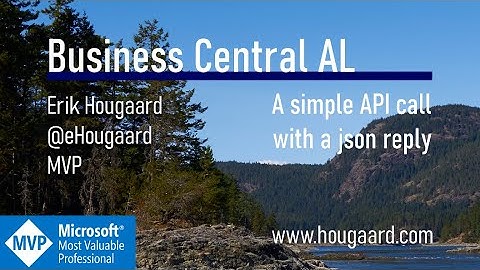 How to make a simple API call with a json reply in Business Central