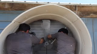 Fixing Chicken House Fans | Replacing Fan Bearings and Installing A New Fan Motor