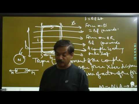 12th physics torque acting on a current carrying coil inside the magnetic field