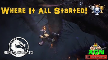 Mortal Kombat X how to unlock Where It All Started DLC Trophy