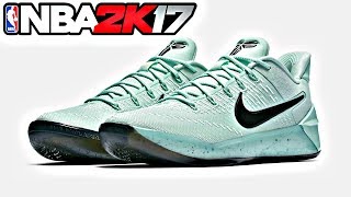 Nba 2K17 Shoe Creator Nike Kobe Ad "Igloo Mint"