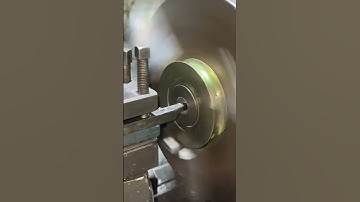 Lathe machine work #lathmachine #lathemachine #machine #machineshop #lathing #welding #cnc #lathe
