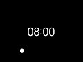 8 Minute Focus Timer | Minimal Black Screen ⏱️