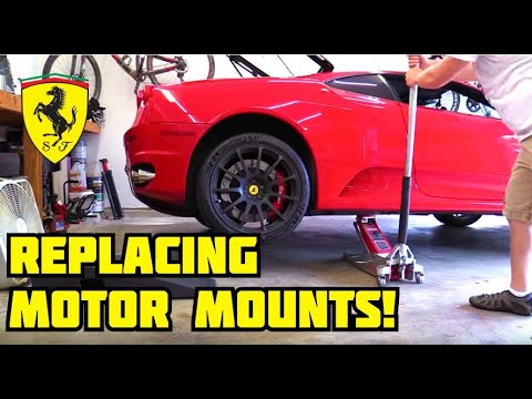 How to replace the motor mounts on a Ferrari F430