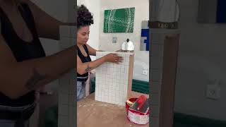 #SHORTS diy tile coffee table