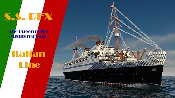 Minecraft S.S. Rex (1932) (Italian Line) - The flagship of the Italians