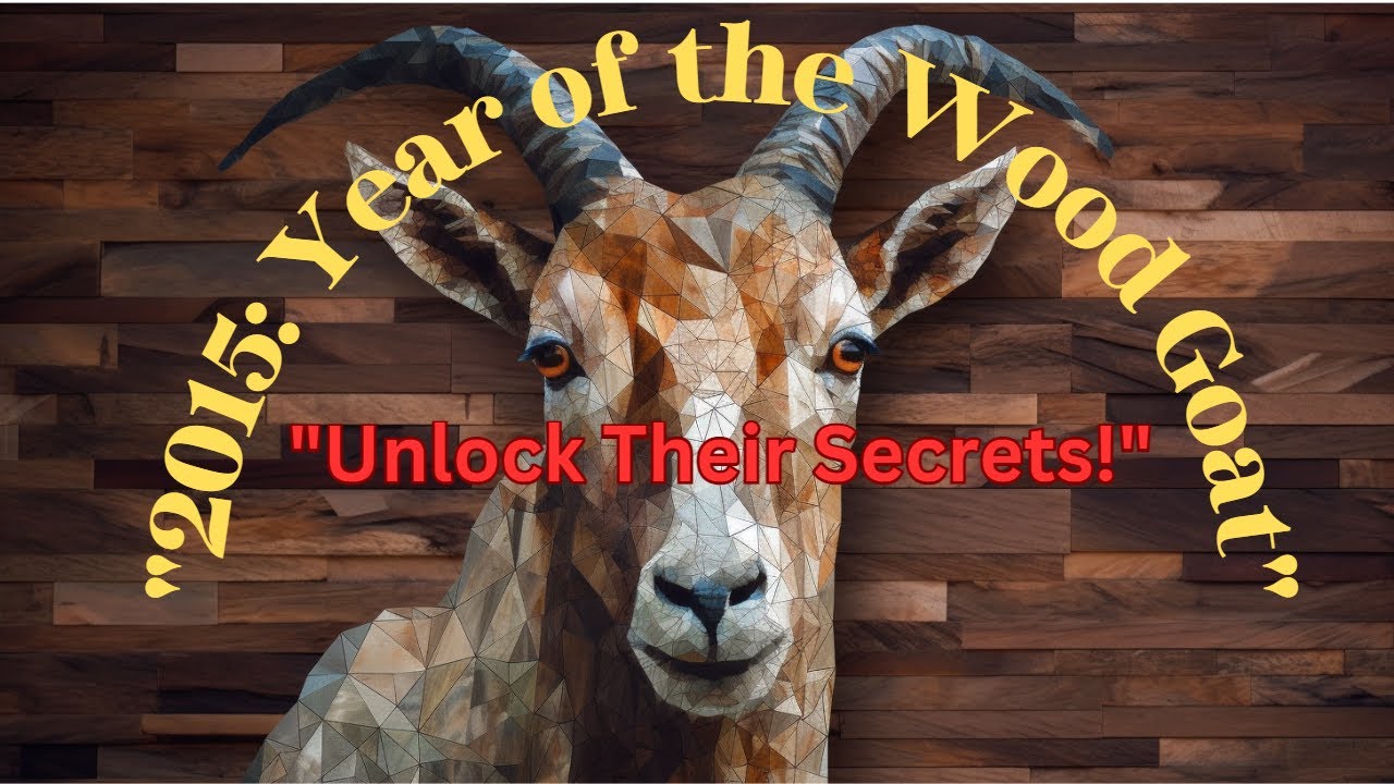 Unveiling the 2015 Chinese Zodiac: Unleash the Power of the Wood Goat