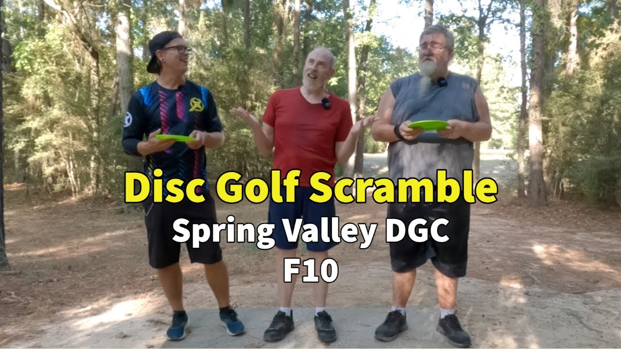 Disc Golf Scramble at Spring Valley F10 YouTube