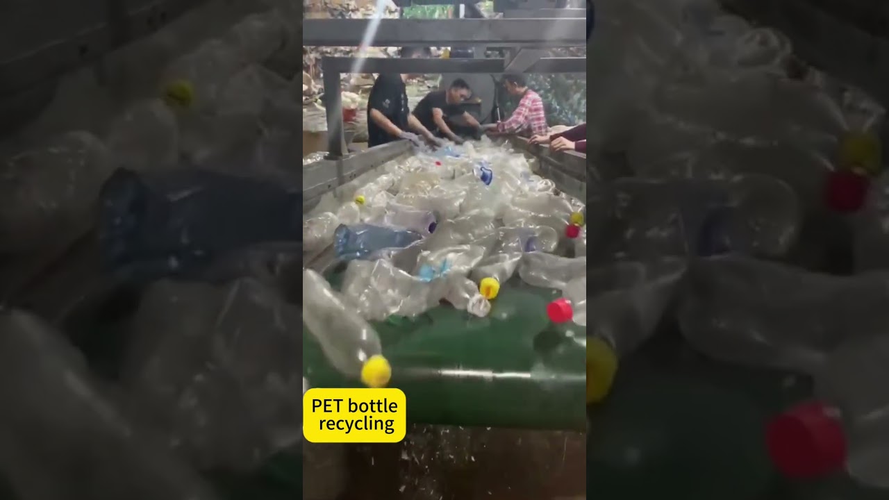 PET bottles recycling machines, PET bottles recycling business, 