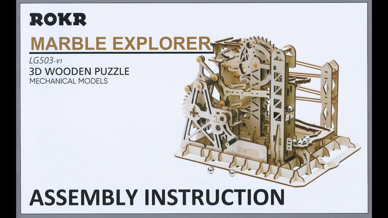 Building the Rokr Marble Lift LG503 YouTube