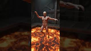 What ACTUALLY Happens If You Fall in LAVA? 🌋🔥 #science #facts #shorts