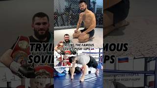 Trying Artur Beterbievs Pushups mma martialarts ufc boxing judo funny markmugen