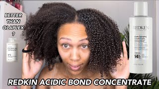 Redkin Acidic Bond Concentrate On Natural Hair | Is This Better Than Olaplex?