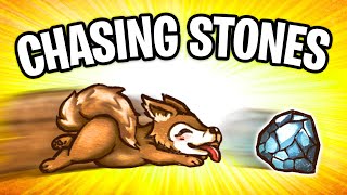 7 Doggos are Chasing 100 Stones! | Backpack Battles