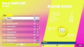 How I got 83rd in the Solo Cash Cup on Console 🏆 (Opens)