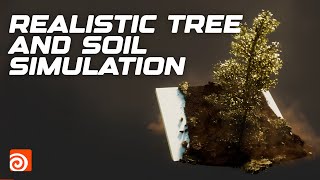 Realistic Tree and Soil Simulation | Pro Houdini Tutorial