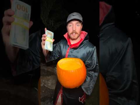 I Hid $10,000 In A Pumpkin