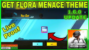 HOW TO GET FLORA MENACE LOBBY THEME IN BGMI | BGMI FLORA MENACE THEME LOBBY NOT SHOWING | XGE