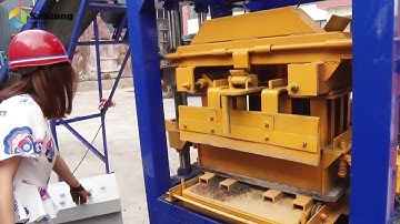 QTJ4-26 semi automatic concrete block making machine for sale