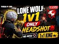 OP HEADSHOT MACHINE | Free Fire 🔴 LIVE 🔥 LEGENDARY GAMEPLAY 😳 99% HEADSHOT CHALLENGE