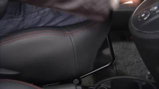 Front Seats-How to access the seatback of 2017 Fiat 500e