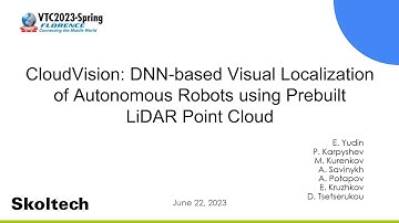 CloudVision: DNN-based Visual Localization of Autonomous Robots using Prebuilt LiDAR Point Cloud