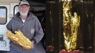 البحث عن الذهب _ رجل من استراليا يعثر على اكبر قطعة من الذهب في العالم