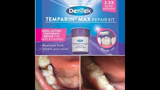 How to temporarily relieve pain from a lost dental filling or cavity.